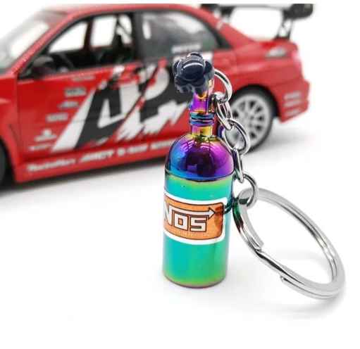 Nos Bottle Canister KeyChain